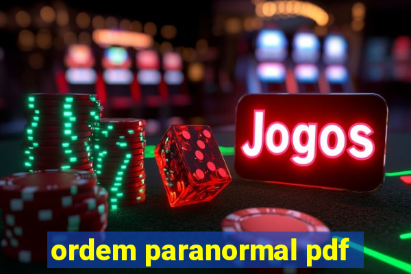 ordem paranormal pdf